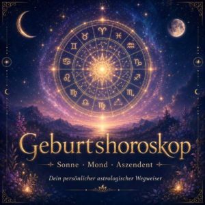Geburtshoroskop – persönliche astrologische Deutung mit Sonne, Mond und Aszendent